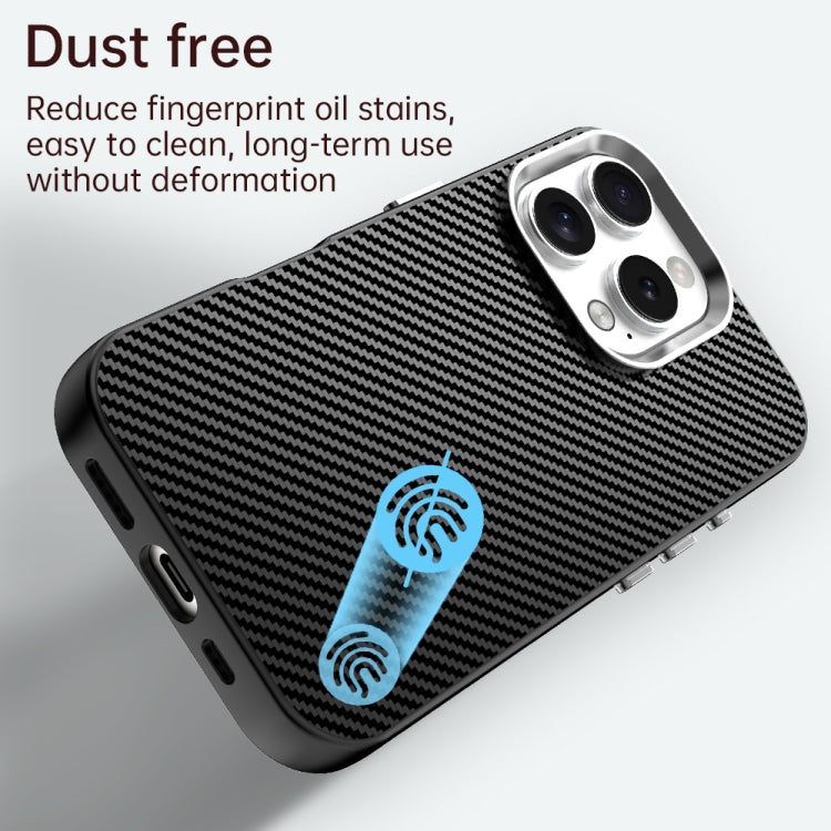 For iPhone 16 Pro Carbon Fiber Series IMD Phone Case
