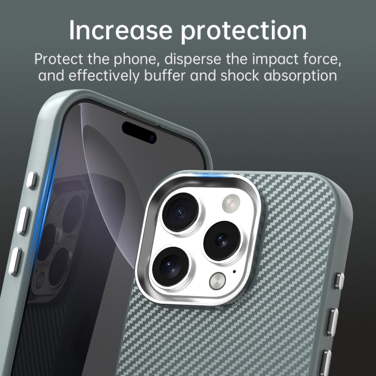 For iPhone 16 Pro Carbon Fiber Series IMD Phone Case