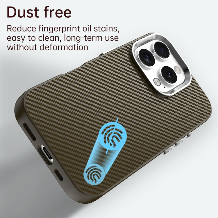 For iPhone 16 Pro Carbon Fiber Series IMD Phone Case