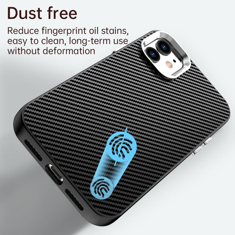For iPhone 11 Carbon Fiber Series IMD Phone Case