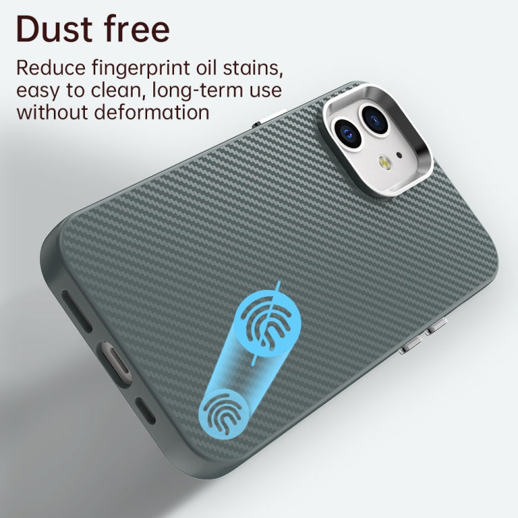 For iPhone 12 Carbon Fiber Series IMD Phone Case