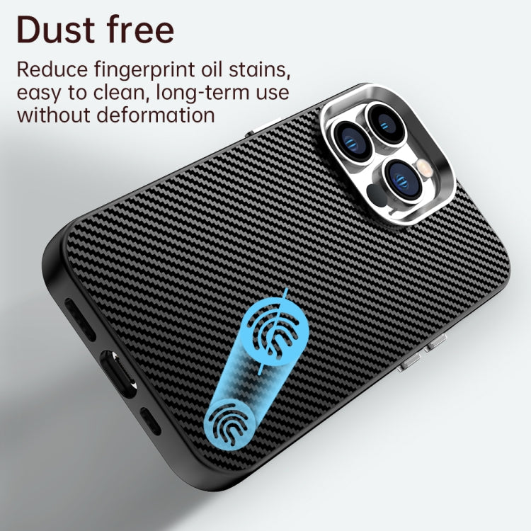 For iPhone 12 Pro Max Carbon Fiber Series IMD Phone Case