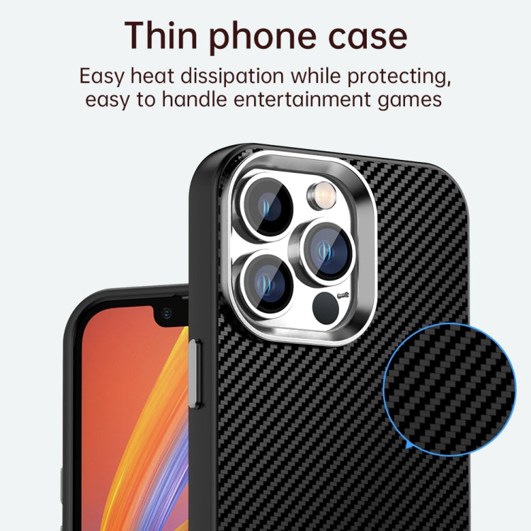 For iPhone 12 Pro Max Carbon Fiber Series IMD Phone Case