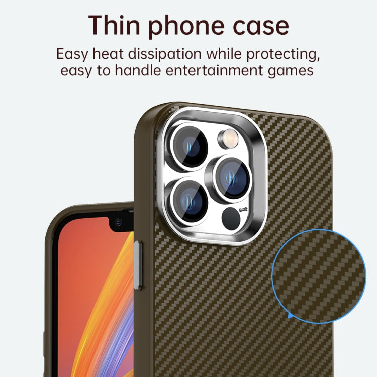For iPhone 12 Pro Max Carbon Fiber Series IMD Phone Case
