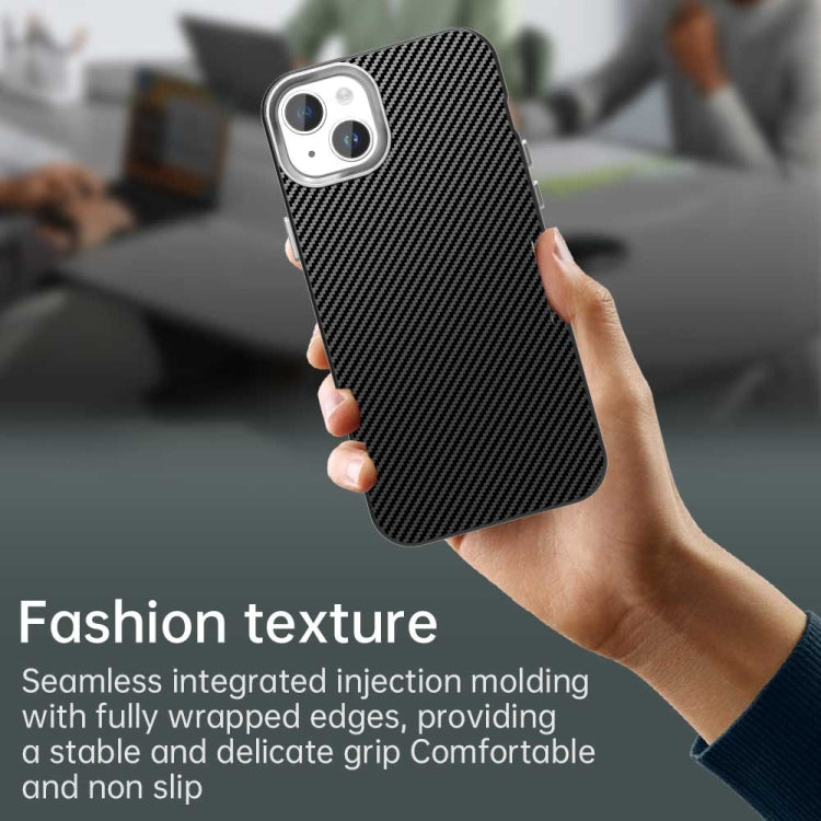 For iPhone 13 Carbon Fiber Series IMD Phone Case