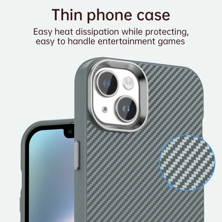 For iPhone 13 Carbon Fiber Series IMD Phone Case