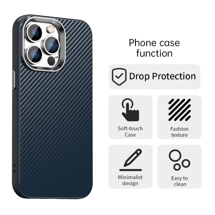 For iPhone 13 Pro Carbon Fiber Series IMD Phone Case