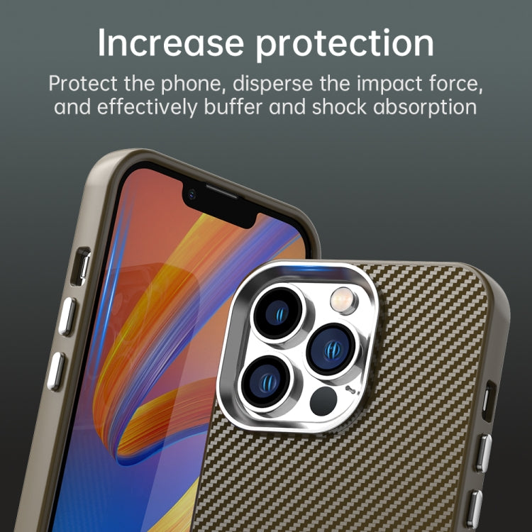 For iPhone 13 Pro Max Carbon Fiber Series IMD Phone Case
