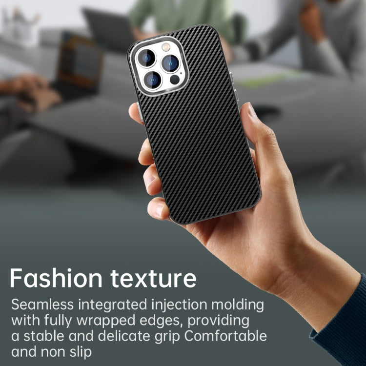 For iPhone 14 Pro Carbon Fiber Series IMD Phone Case