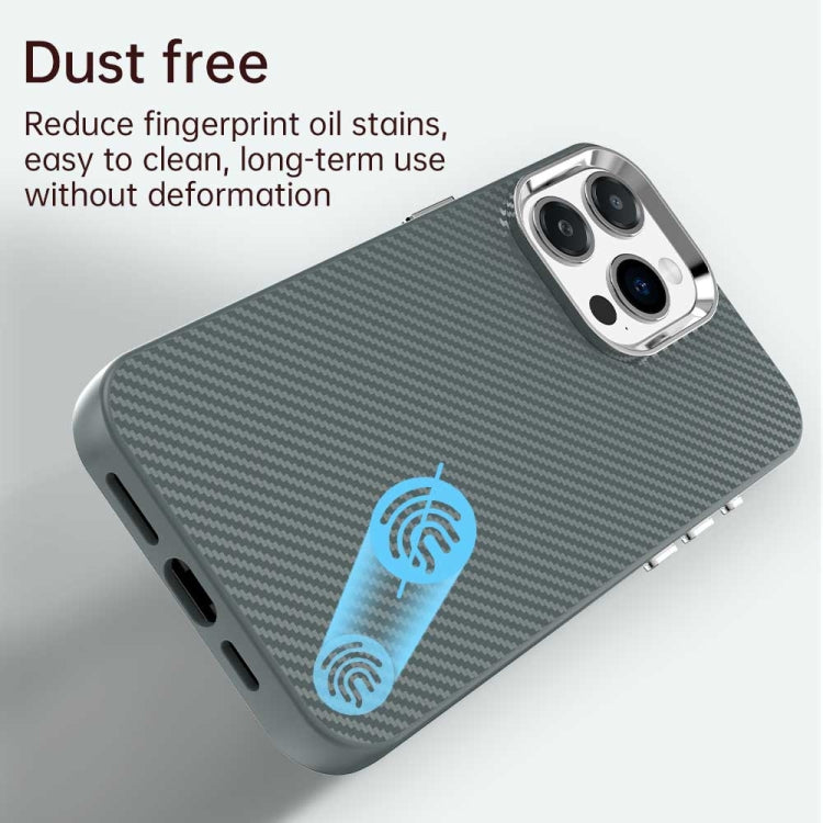 For iPhone 15 Pro Max Carbon Fiber Series IMD Phone Case