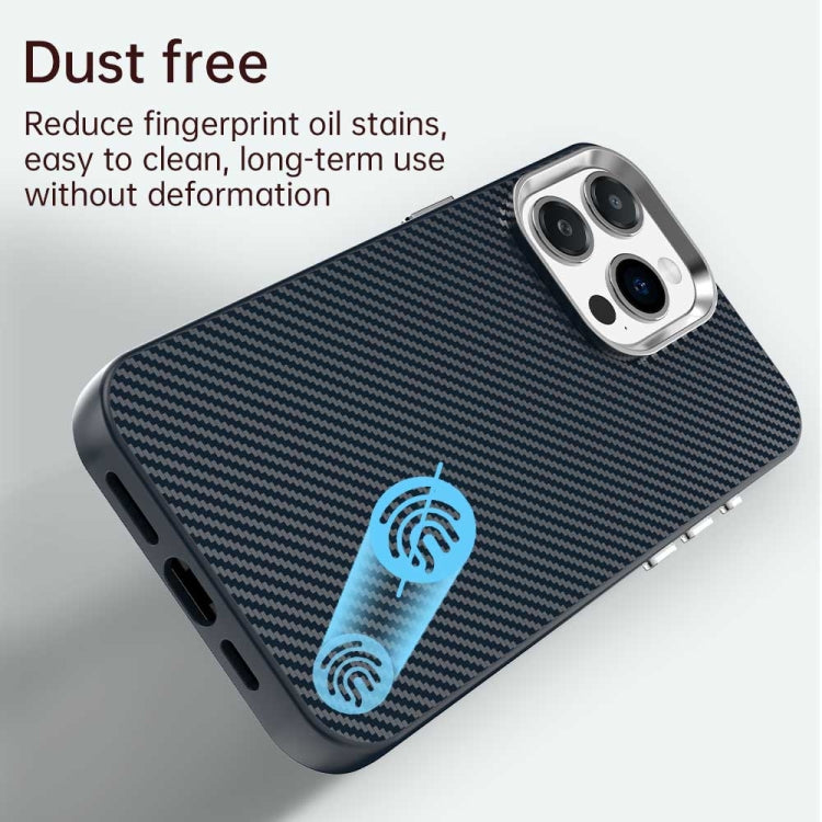 For iPhone 15 Pro Max Carbon Fiber Series IMD Phone Case