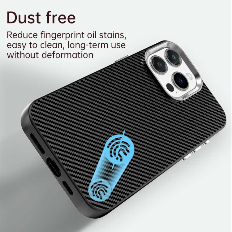 For iPhone 15 Pro Carbon Fiber Series IMD Phone Case