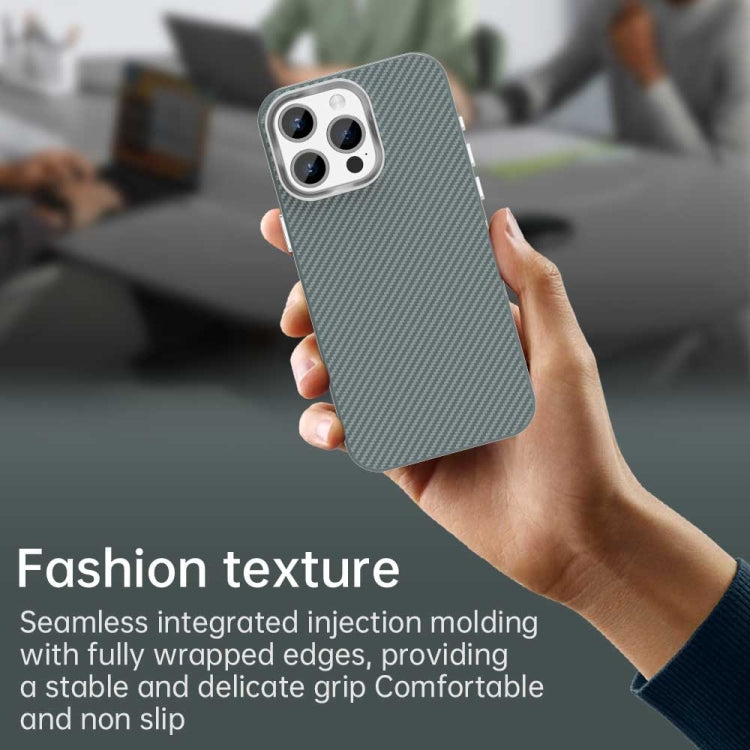 For iPhone 15 Pro Carbon Fiber Series IMD Phone Case