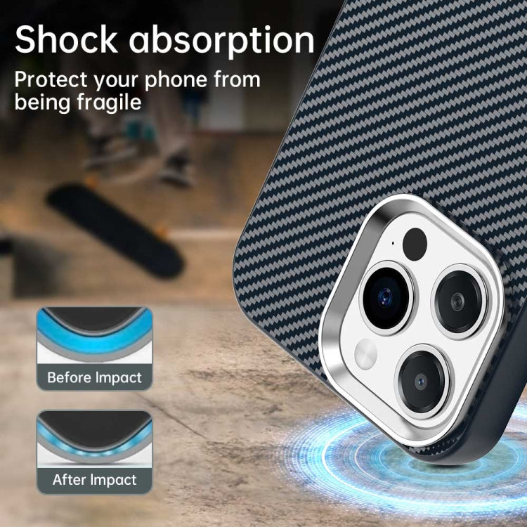 For iPhone 15 Pro Carbon Fiber Series IMD Phone Case