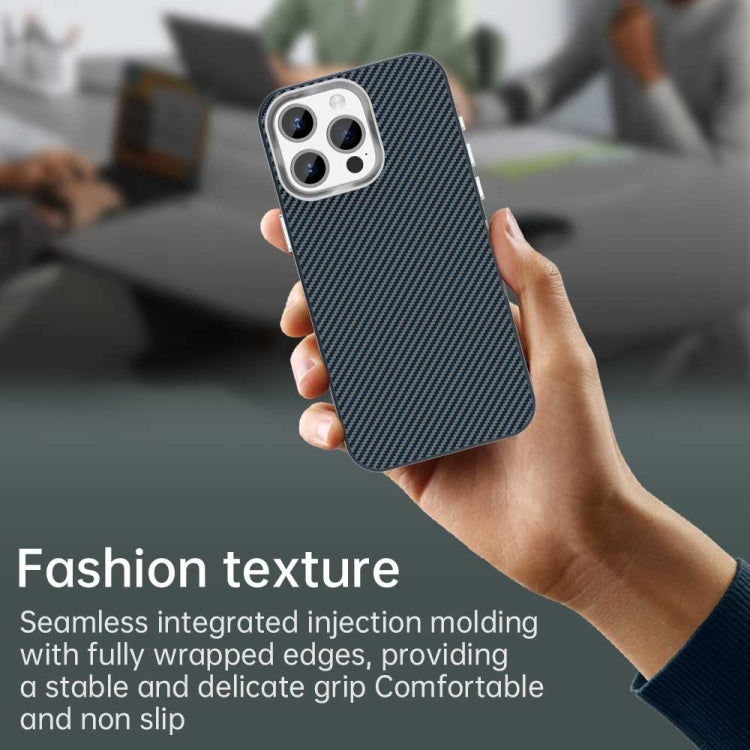 For iPhone 15 Pro Carbon Fiber Series IMD Phone Case