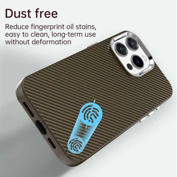 For iPhone 15 Pro Carbon Fiber Series IMD Phone Case