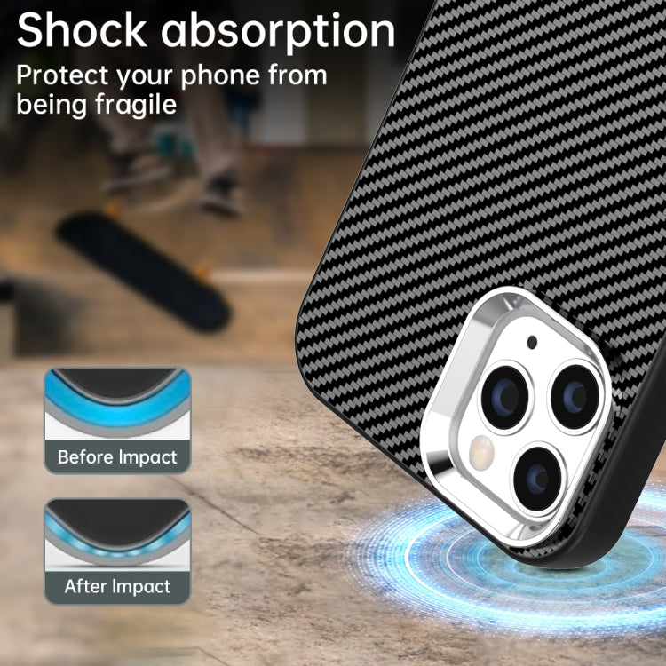 For iPhone 11 Pro Carbon Fiber Series IMD Phone Case