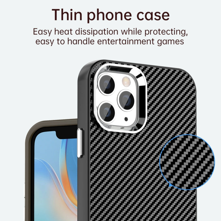 For iPhone 11 Pro Carbon Fiber Series IMD Phone Case