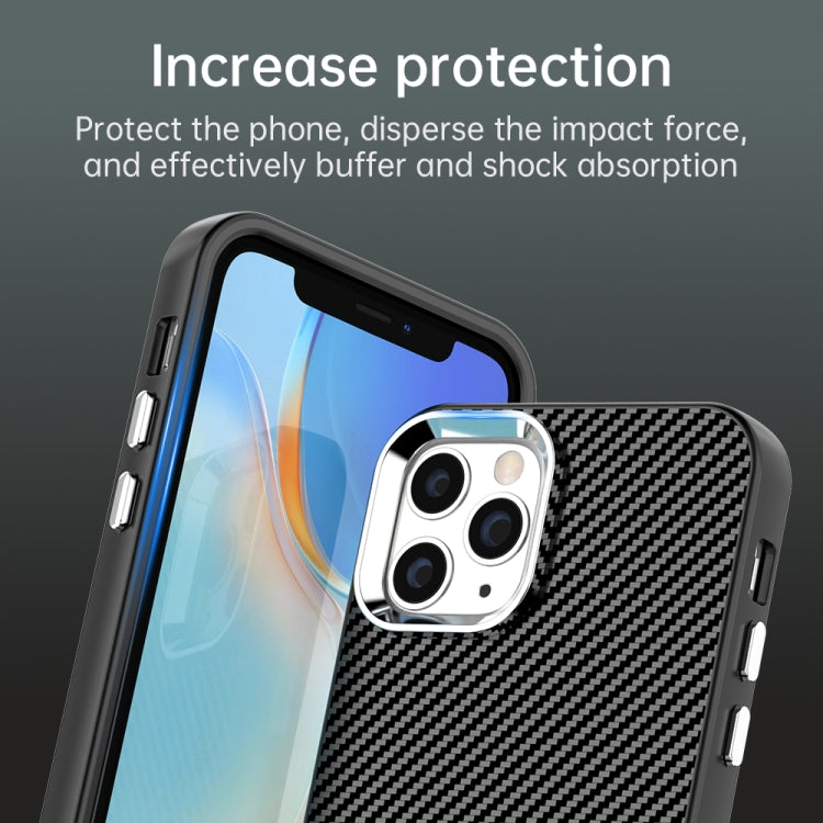 For iPhone 11 Pro Carbon Fiber Series IMD Phone Case