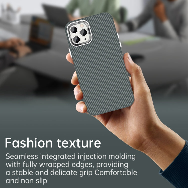 For iPhone 11 Pro Carbon Fiber Series IMD Phone Case