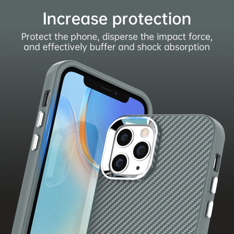 For iPhone 11 Pro Carbon Fiber Series IMD Phone Case