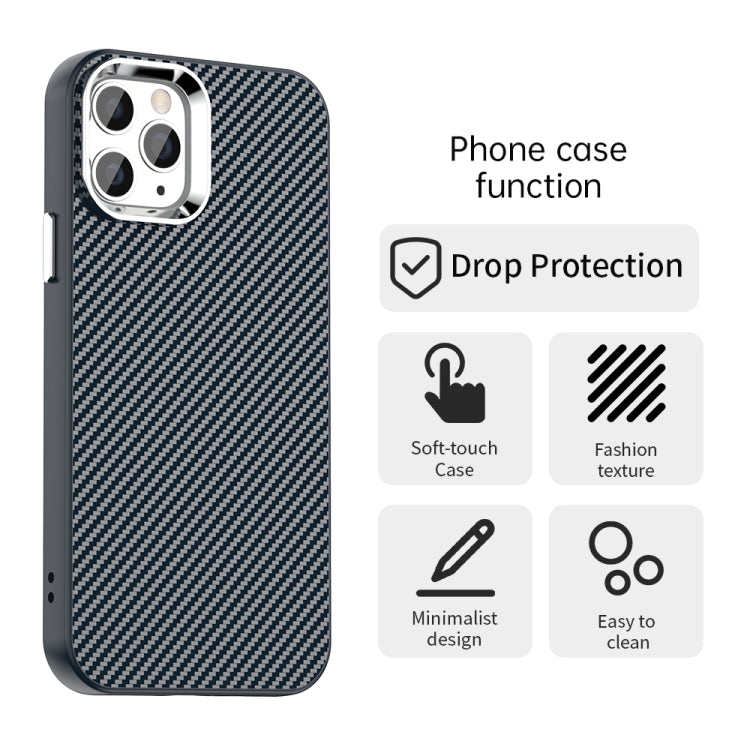 For iPhone 11 Pro Carbon Fiber Series IMD Phone Case