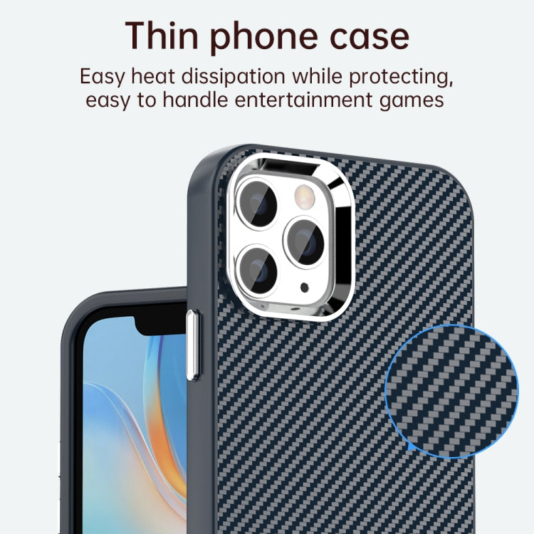 For iPhone 11 Pro Carbon Fiber Series IMD Phone Case