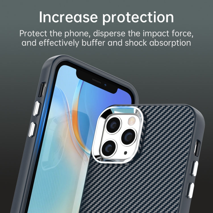 For iPhone 11 Pro Carbon Fiber Series IMD Phone Case