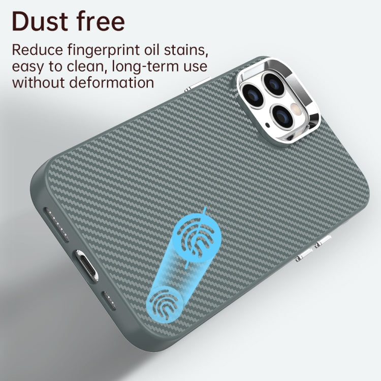 For iPhone 11 Pro Max Carbon Fiber Series IMD Phone Case