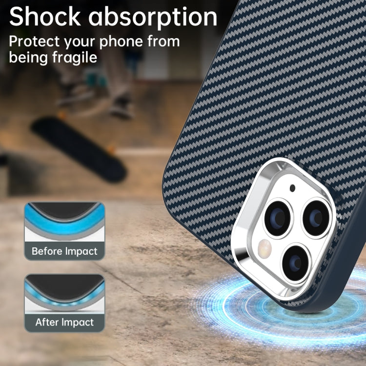 For iPhone 11 Pro Max Carbon Fiber Series IMD Phone Case
