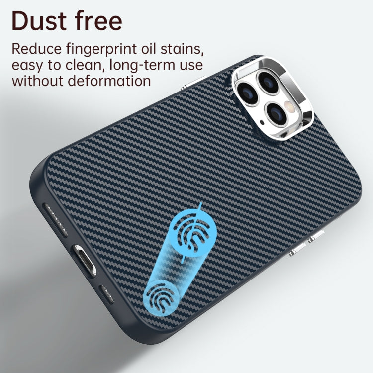 For iPhone 11 Pro Max Carbon Fiber Series IMD Phone Case