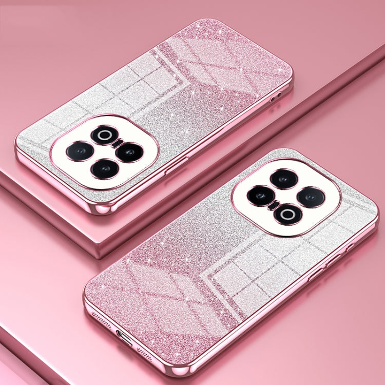 For vivo iQOO 13 Gradient Glitter Powder Electroplated Phone Case