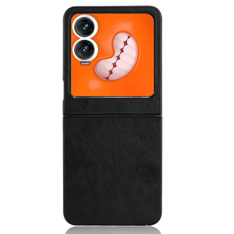 For Infinix Zero Flip Litchi Texture Back Cover Phone Case