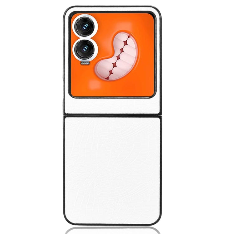 For Infinix Zero Flip Crocodile Texture Back Cover Phone Case
