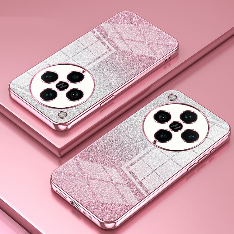 For OPPO Find X8 Pro Gradient Glitter Powder Electroplated Phone Case