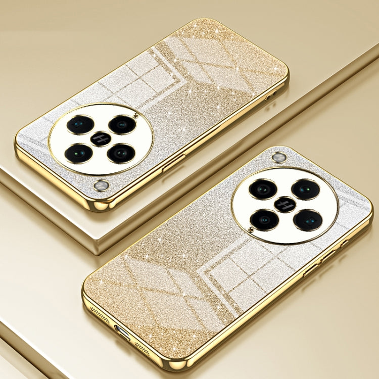 For OPPO Find X8 Pro Gradient Glitter Powder Electroplated Phone Case