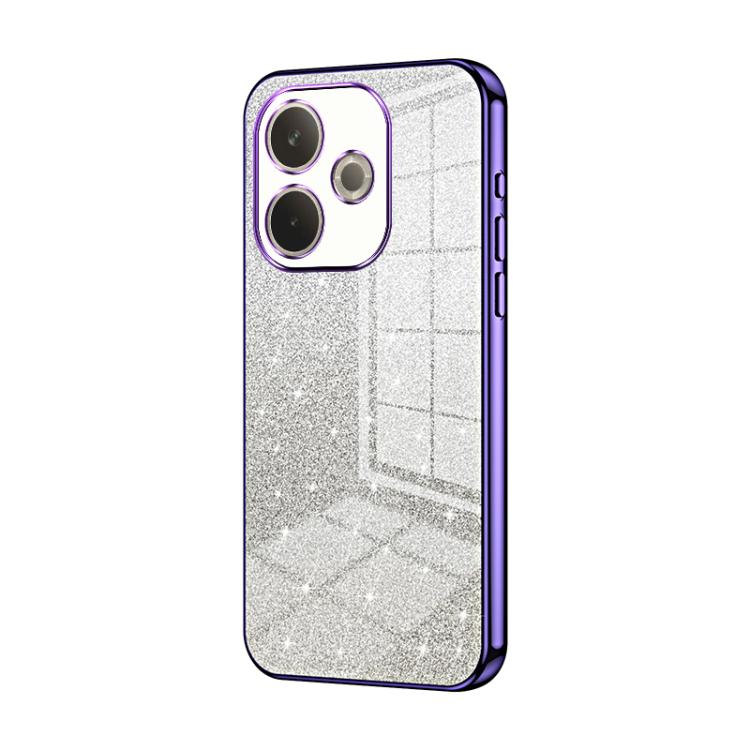 For OPPO A5 Pro 5G Global Gradient Glitter Powder Electroplated Phone Case