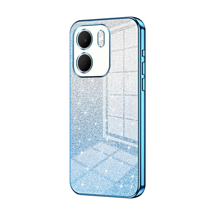 For OPPO A5x 5G Global Gradient Glitter Powder Electroplated Phone Case