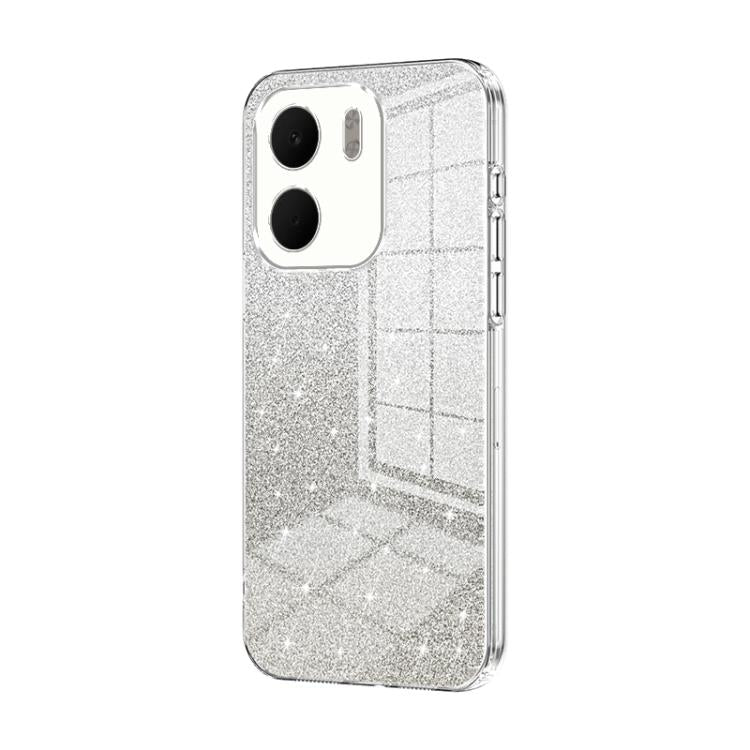 For OPPO A5x 5G Global Gradient Glitter Powder Electroplated Phone Case