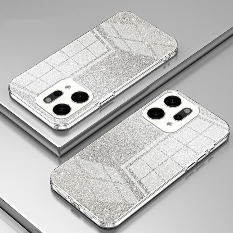 For OPPO Reno14 Pro 5G Global Gradient Glitter Powder Electroplated Phone Case