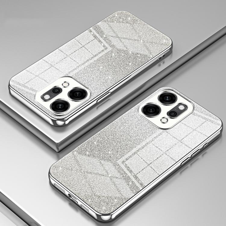 For OPPO Reno14 Pro 5G Global Gradient Glitter Powder Electroplated Phone Case