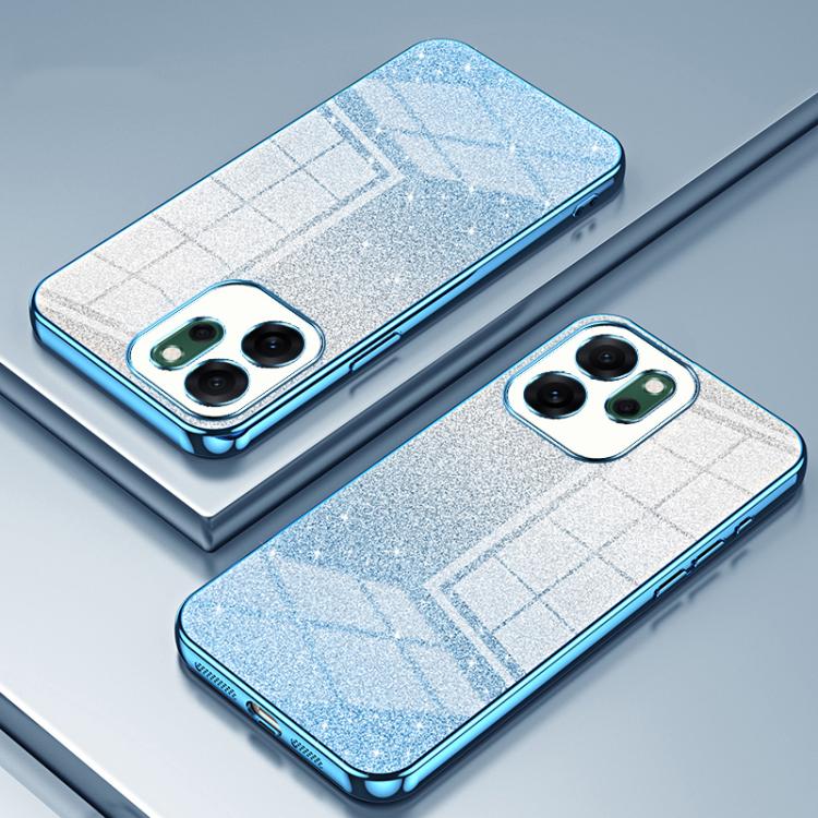 For OPPO Reno14 F 5G Global Gradient Glitter Powder Electroplated Phone Case