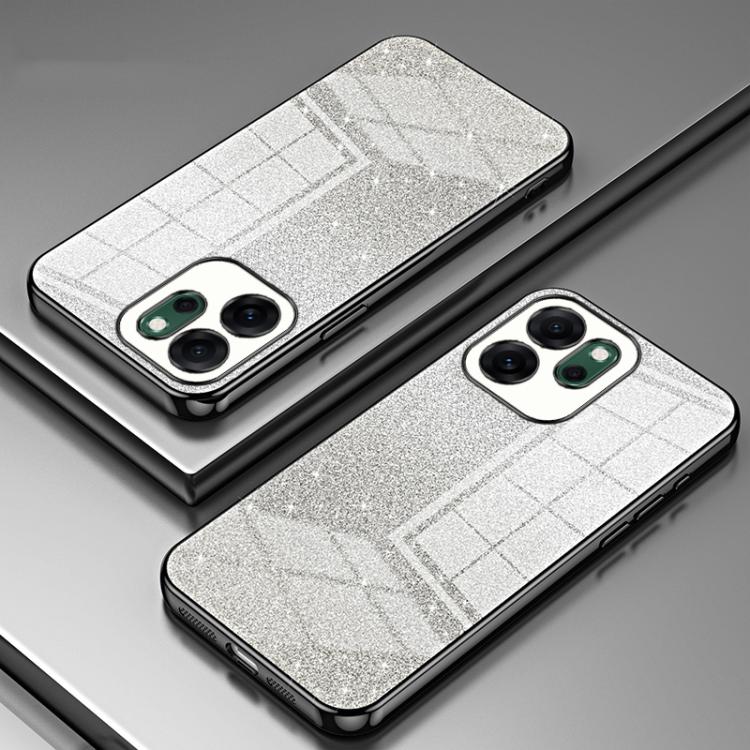 For OPPO Reno14 F 5G Global Gradient Glitter Powder Electroplated Phone Case