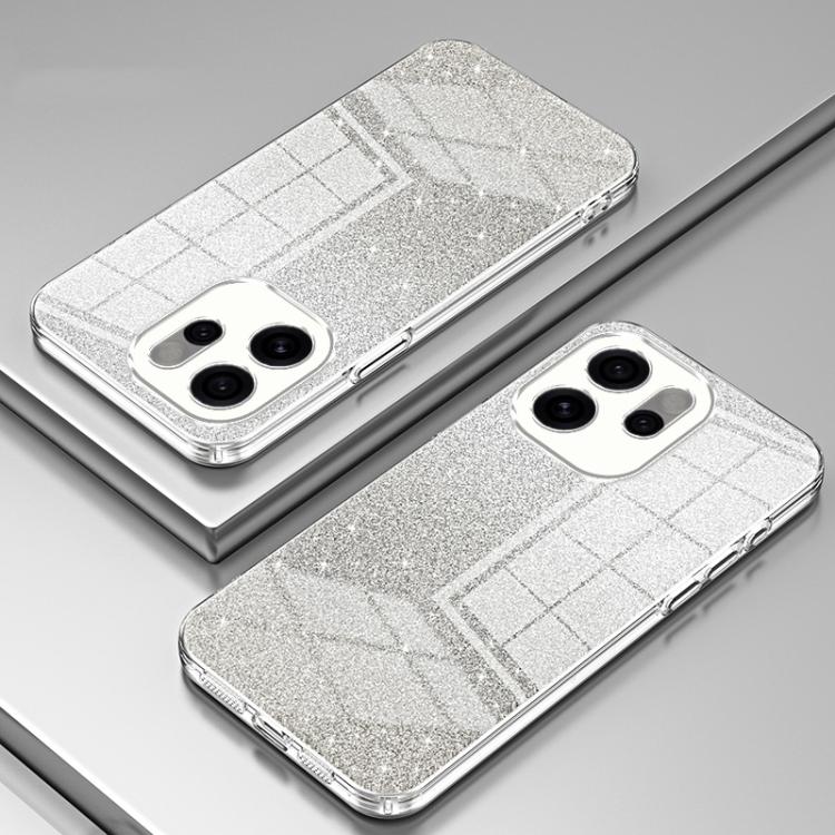 For OPPO Reno15 Pro 5G Global Gradient Glitter Powder Electroplated Phone Case