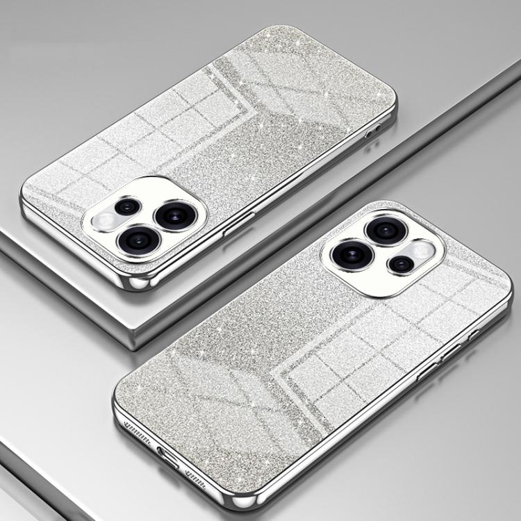 For OPPO Reno15 Pro 5G Global Gradient Glitter Powder Electroplated Phone Case