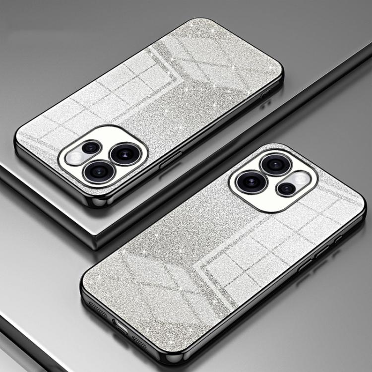 For OPPO Reno15 Pro 5G Global Gradient Glitter Powder Electroplated Phone Case