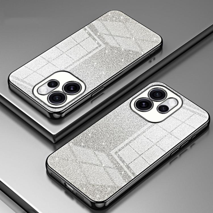 For OPPO Reno15 5G Global Gradient Glitter Powder Electroplated Phone Case