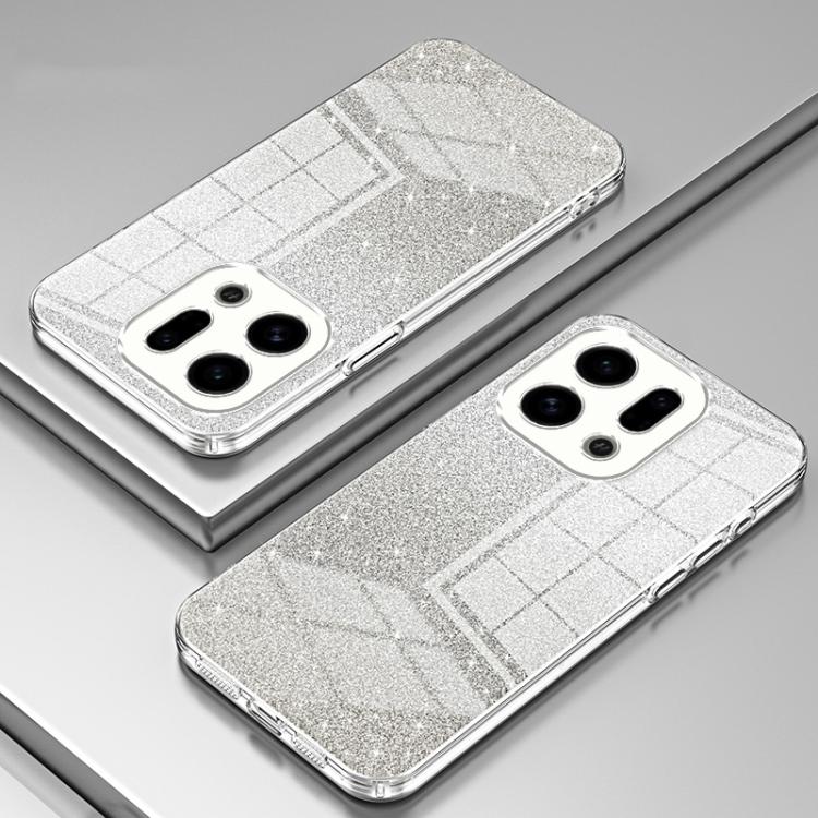 For OPPO Find X9 Gradient Glitter Powder Electroplated Phone Case