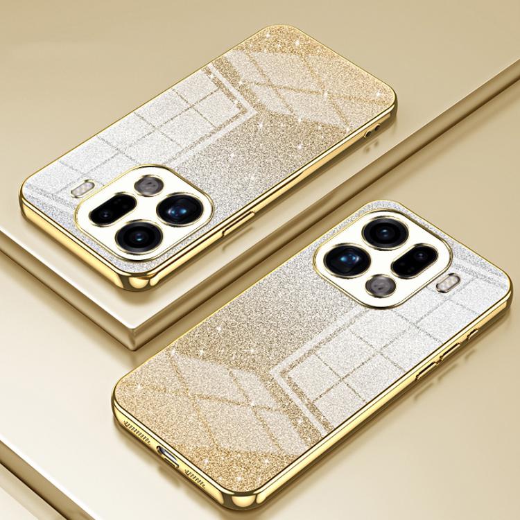 For OPPO Find X9 Pro Gradient Glitter Powder Electroplated Phone Case