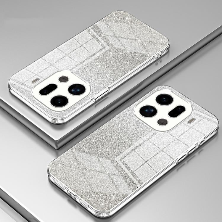 For OPPO Find X9 Pro Gradient Glitter Powder Electroplated Phone Case